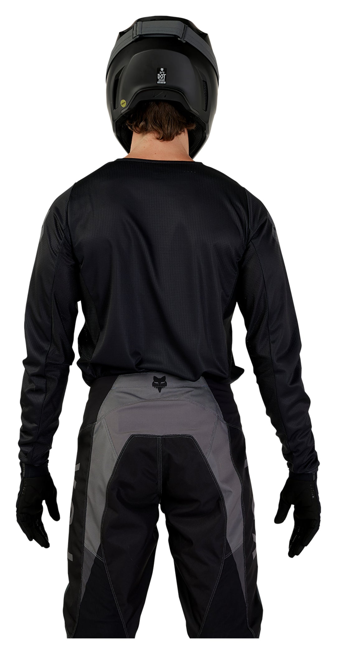 Jersey Moto Fox 180 Blackout - Confort Uscat și Ventilație Superioară