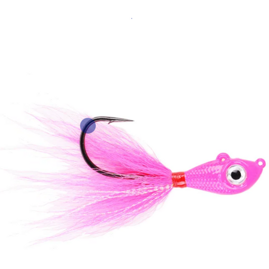 Jig Big Eye Bucktail Mustad - Atracție Maximă, Recuperează Rapid