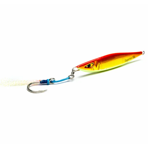 Jig Daggerman Mustad - Portocaliu Auriu, 100g, Atractivitate Maximă - 2