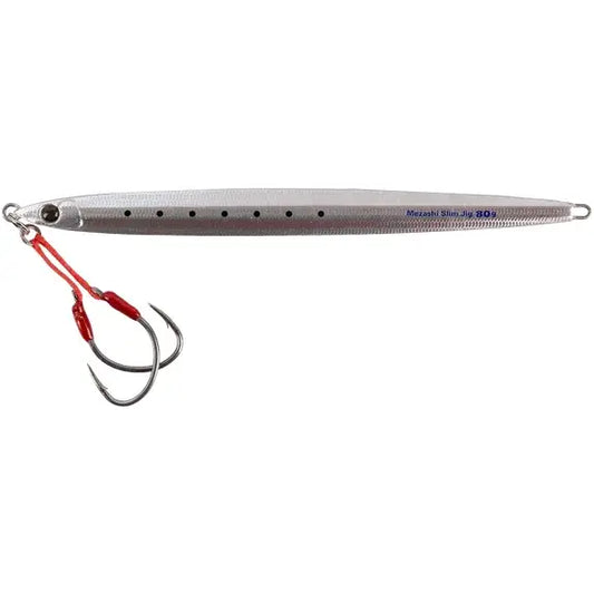 Jig Jigging Mezashi Slim Shirasu Glow Mustad - 40g, Efect Fluorescent