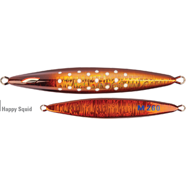 Jig Mustad Mirotic Slow Happy Squid 80g - Calamar Vibrant, Pescuit Marin