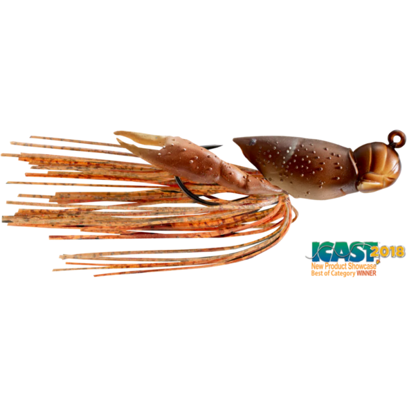 Jig Rac Live Target Hollow Crawfish - 4.5cm, Natural, Realism Extrem