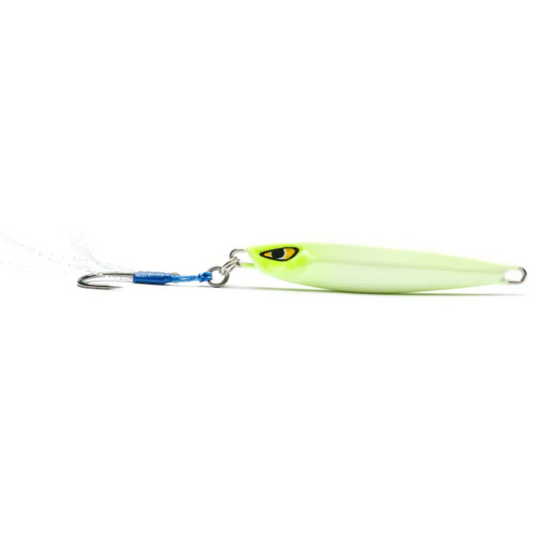 Jig Traceshot Glow Mustad - 20g, Lumina UV, Atracție Garantată