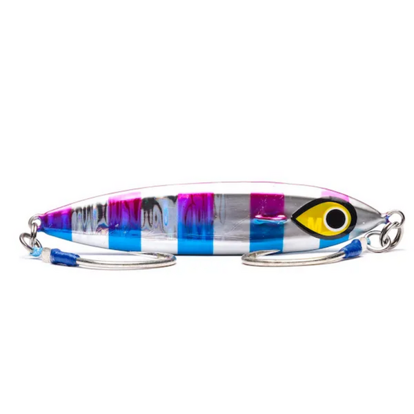 Jig Wingman Mustad - 150g, Argintiu Roz Albastru