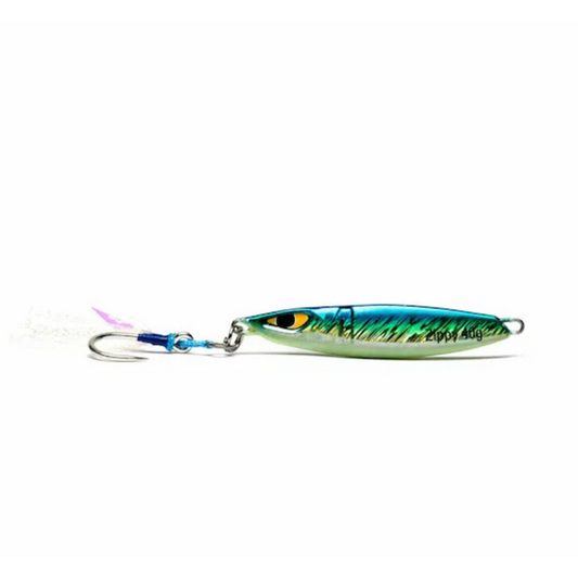 Jig Zippy Yellow Fine Tuna 80g Mustad - Atracție Instant, Rezistență Maximă