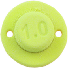 Jigg JACKALL Naluca Deka Bung Glow Chartreuse - Super Atracție, 1.25cm