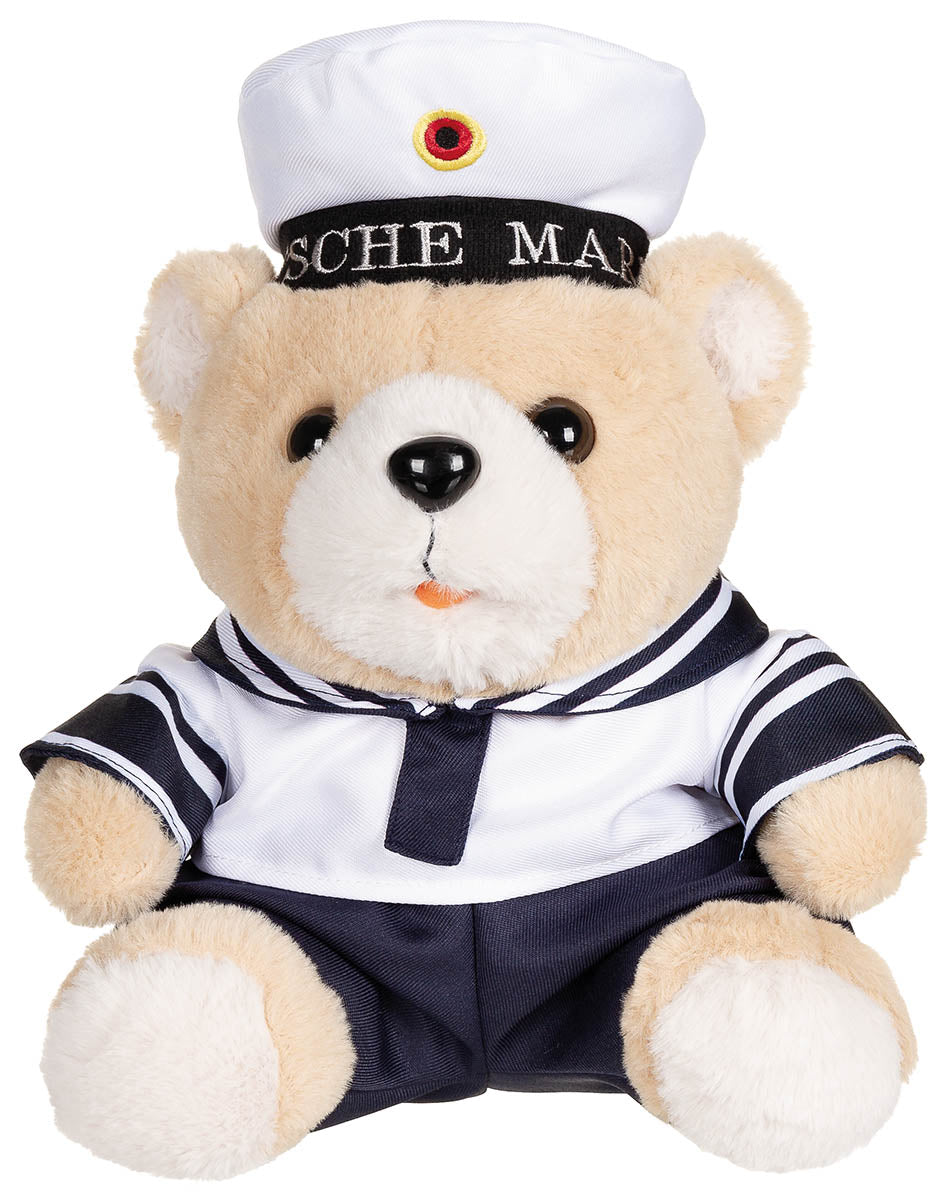 Jucărie Ursuleț de pluș "Marine" Marin MFH - 28cm, Broderie "DEUTSCHE MARINE"