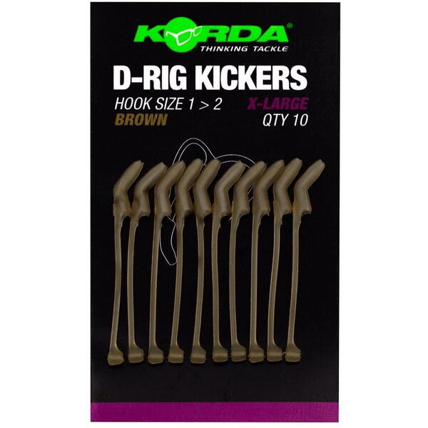 Kicker D-Rig Korda - Maro XL, Kit 10buc - Monturi Rapide Crap - 1