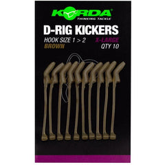 Kicker D-Rig Korda - Maro XL, Kit 10buc - Monturi Rapide Crap - 1