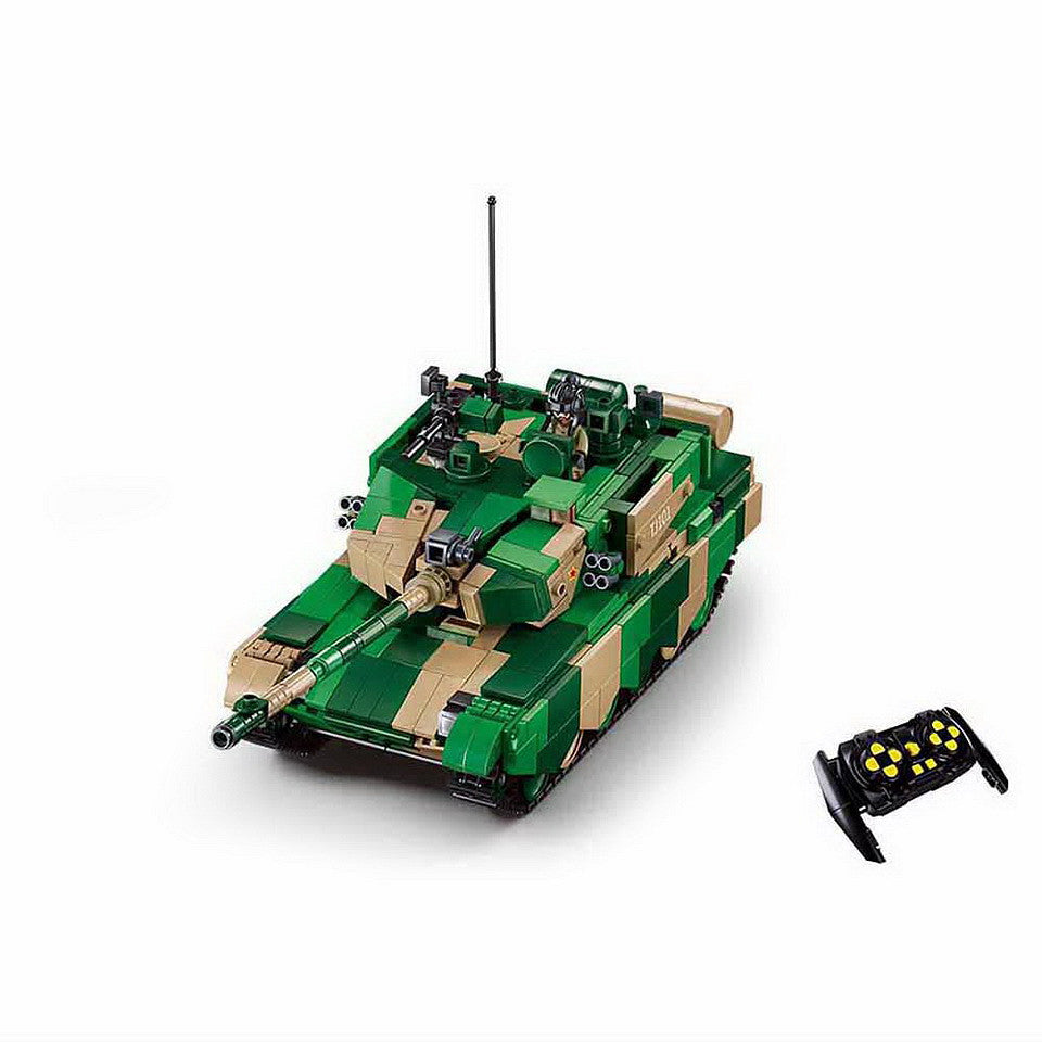 Kit Construcție Tanc RC Sluban Army ZTZ-99AS M38-B7071 Sluban - Asamblează și Domină