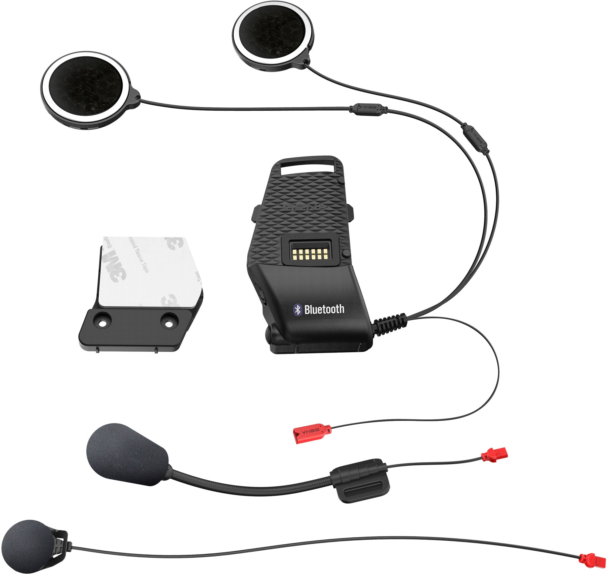 Kit Fixare Cască Sena 10S - Microfon și Difuzoare Incluse