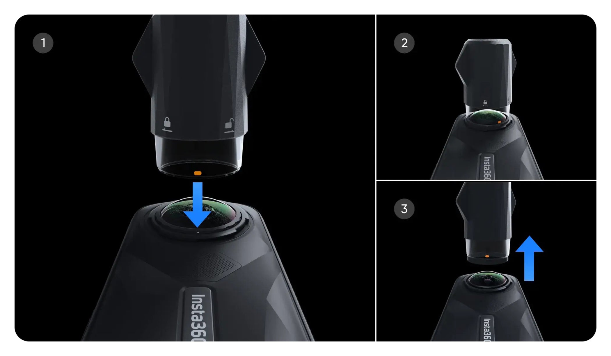 Kit Lentile Schimb Insta360 X5 - Protecție & Înlocuire Rapidă