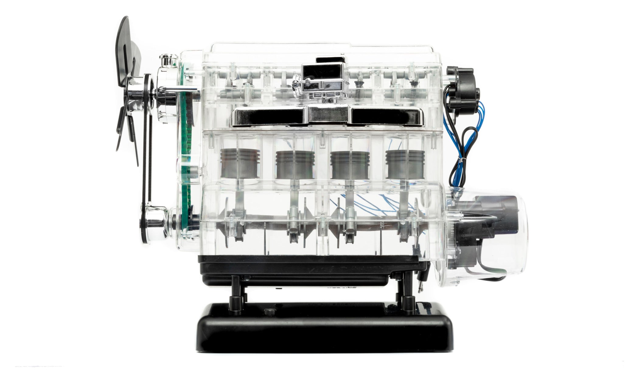 Kit Model Motor 4 Cilindri Franzis - Transparent, Sunet Real