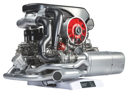 Kit Model Motor Porsche 911 Turbo - Detalii Autentice, Sunet Real