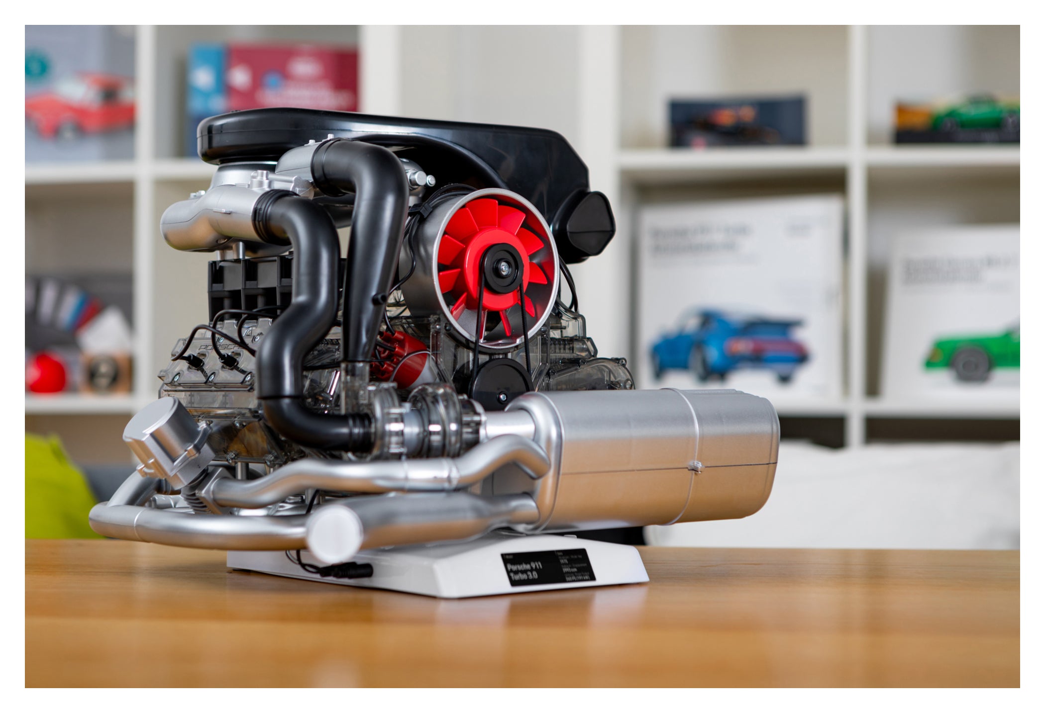 Kit Model Motor Porsche 911 Turbo - Detalii Autentice, Sunet Real