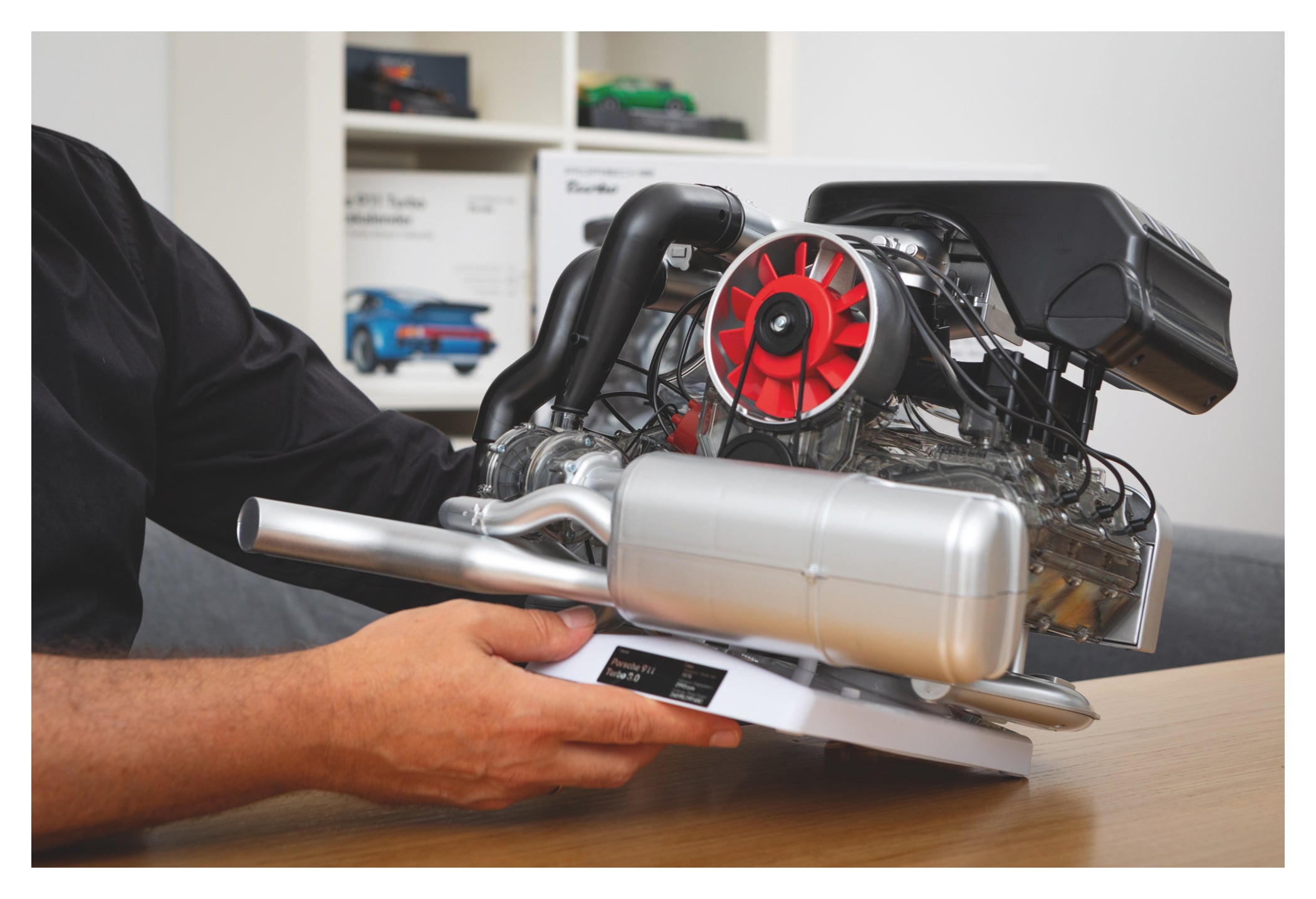 Kit Model Motor Porsche 911 Turbo - Detalii Autentice, Sunet Real