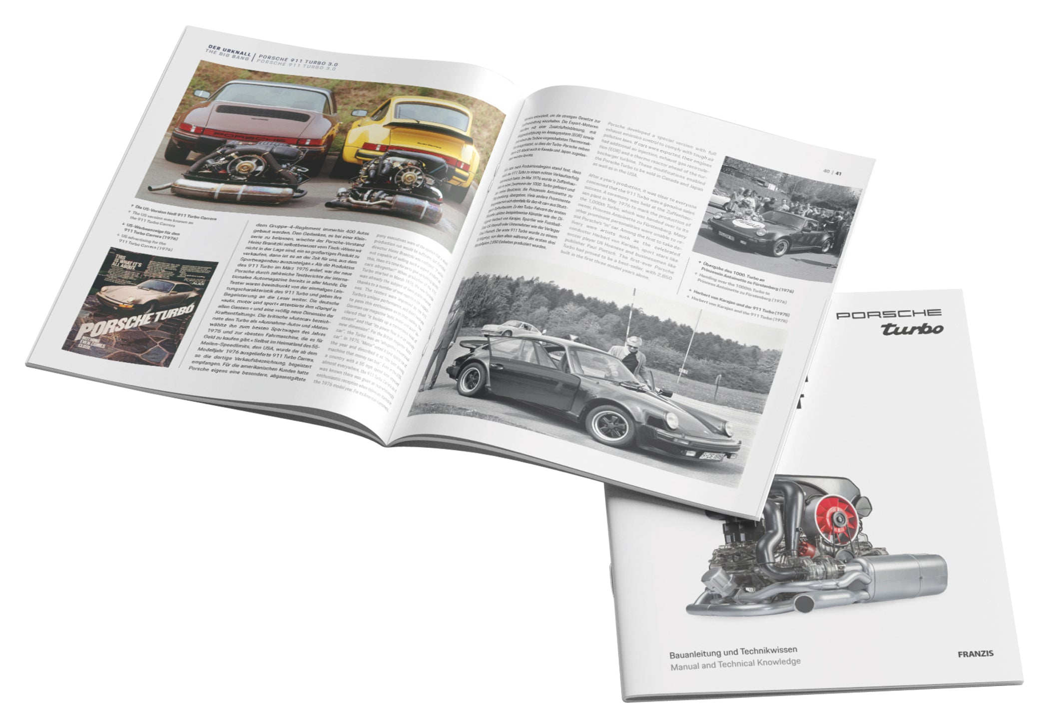Kit Model Motor Porsche 911 Turbo - Detalii Autentice, Sunet Real