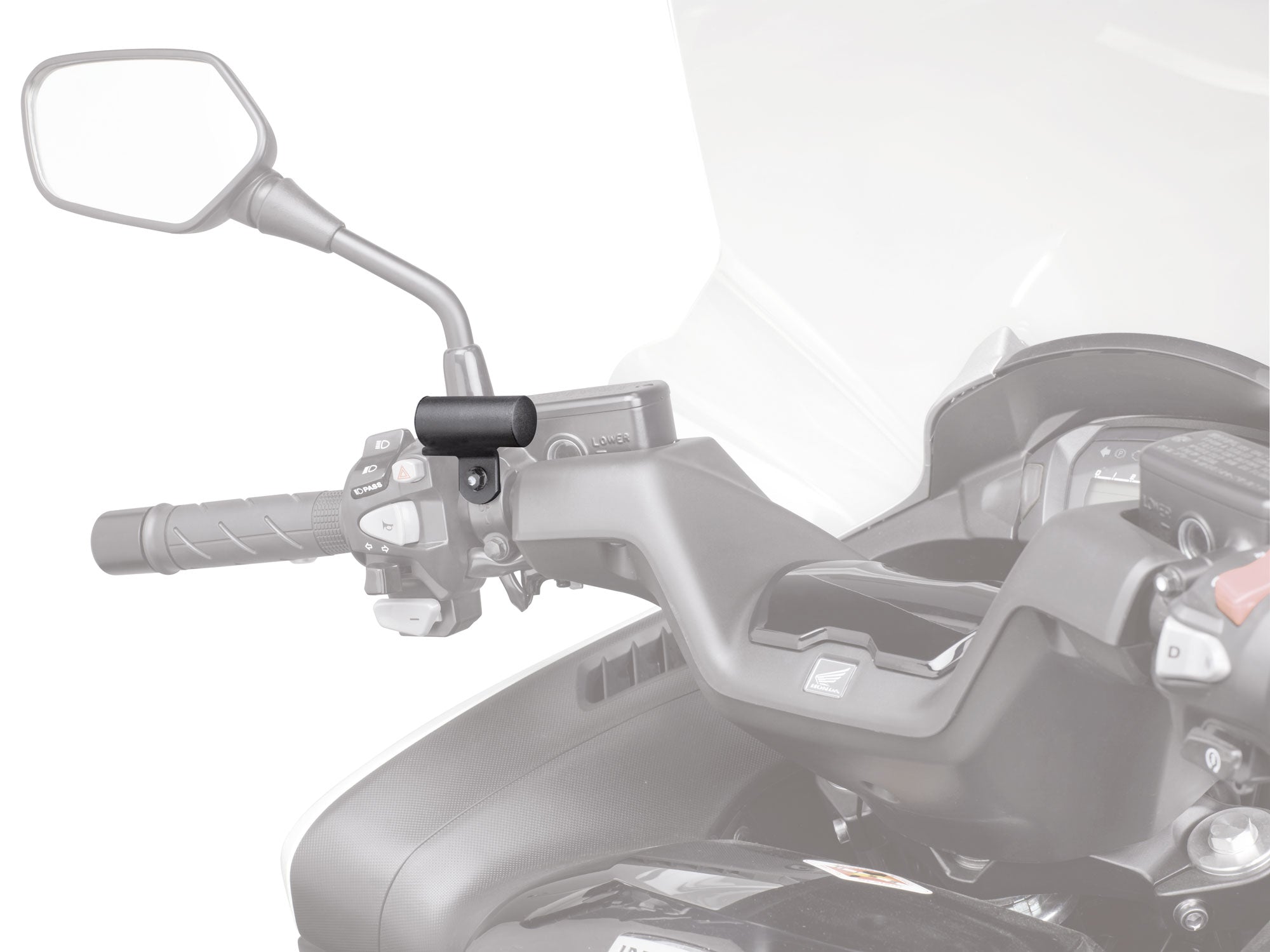 Kit Montaj Universal GPS Louis - Ghidon Clip-on Moto