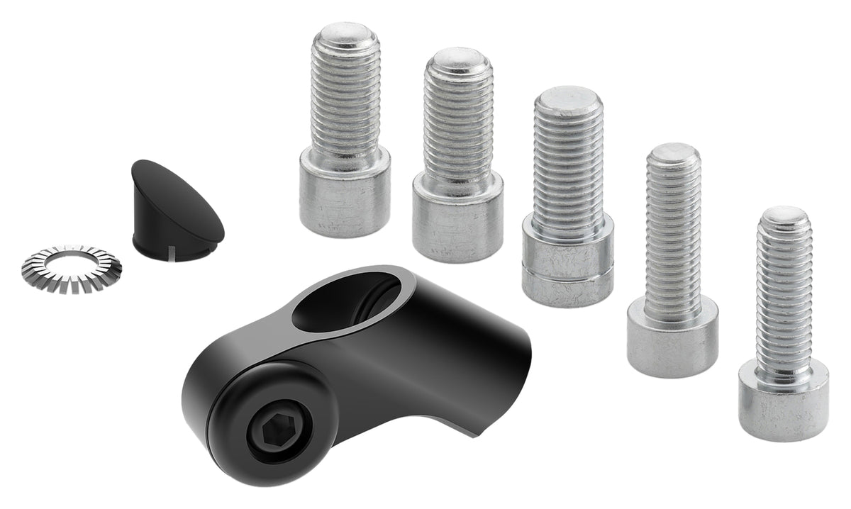 Kit Montaj Universal Oglinzi Rizoma - Aluminiu CNC