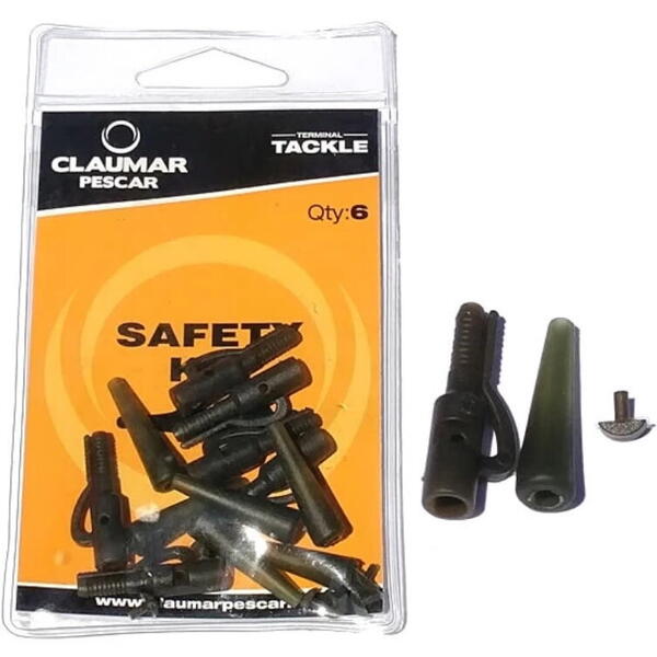 Kit Plumb Pierdut Claumar Arrow INT. - Siguranță Fir, Kaki, 6 buc