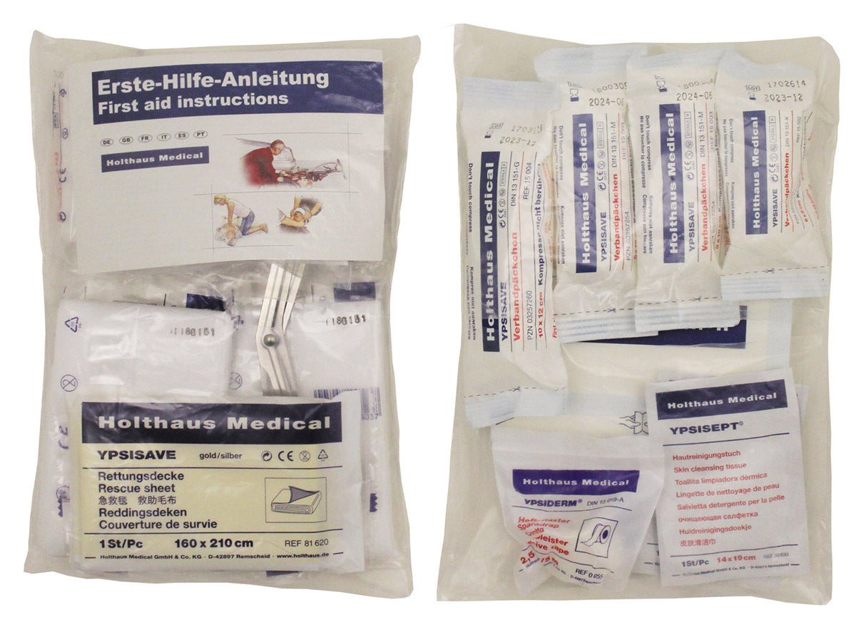 Kit Reumplere Prim Ajutor HOLTHAUS - DIN 13164:2022, 43 piese