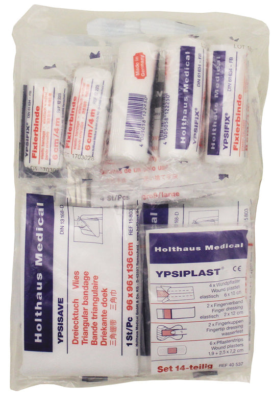 Kit Reumplere Prim Ajutor HOLTHAUS - DIN 13164:2022, 43 piese