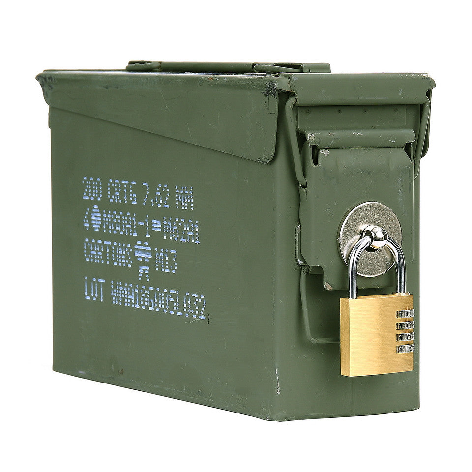 Kit Securitate Încuietoare Cutie Munitie - Transformă în Seif Portabil