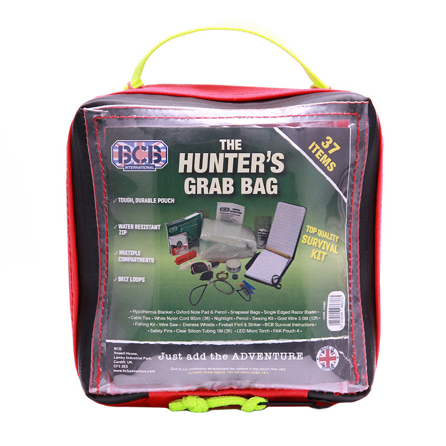 Kit Supraviețuire BCB Hunter's Grab Bag - Pregătire Completă, Gata de Acțiune