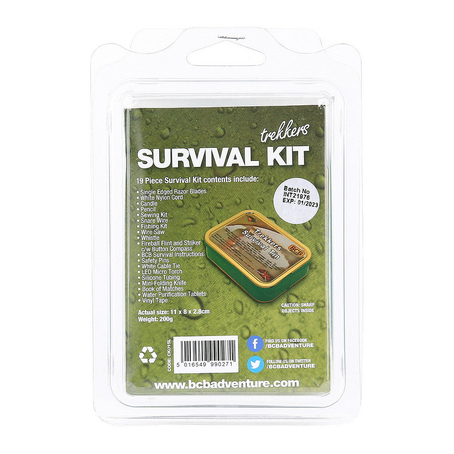 Kit Supraviețuire BCB Trekkers CK015L BCB Adventure - Esențial în Sălbăticie