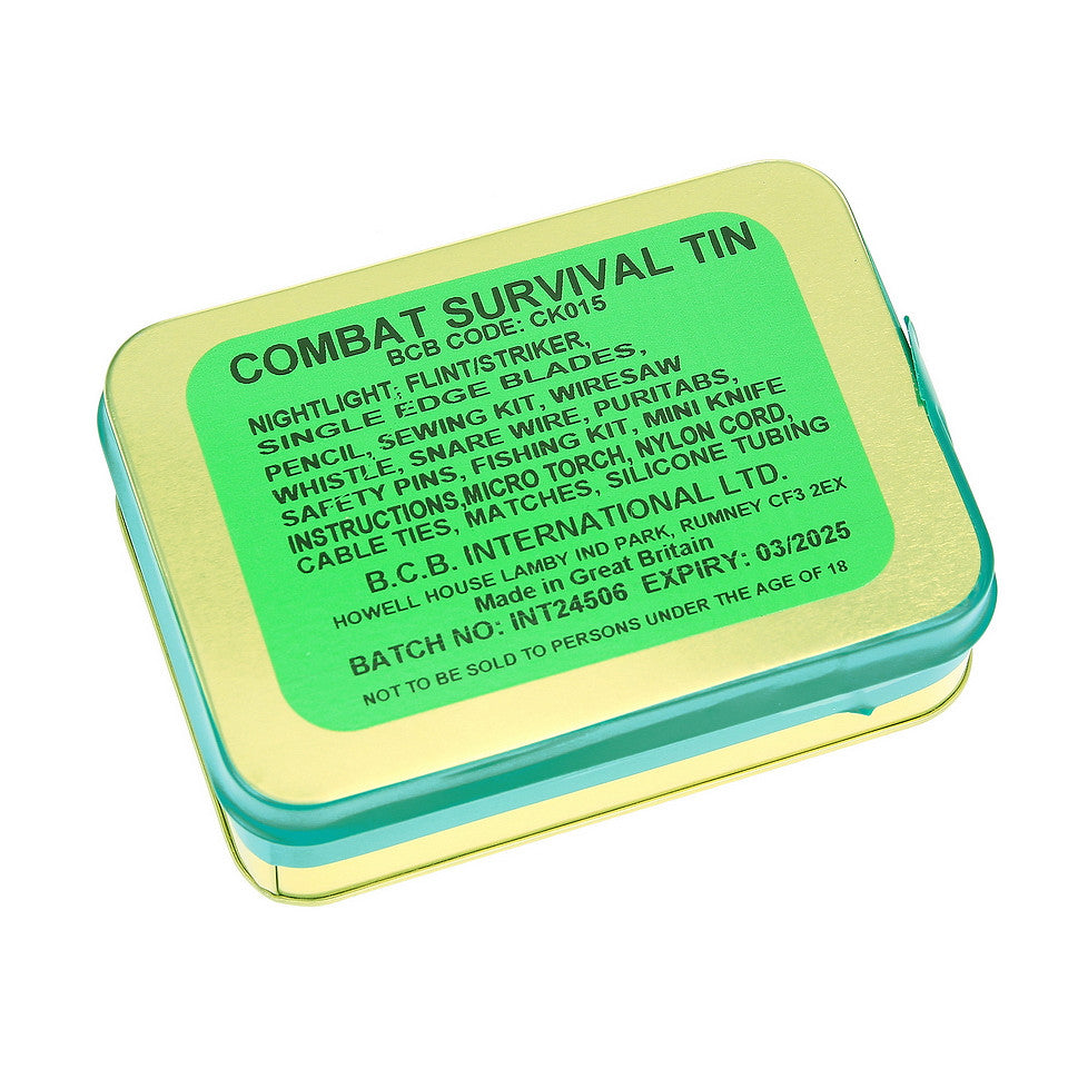 Kit Supraviețuire Combat Survival Tin BCB - Garanția NATO în condiții extreme