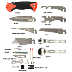 Kit Supraviețuire Multi Survival Box Oranj - Pregătire Completă în Orice Misiune