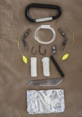 Kit Supravietuire Paracord Oliv Small