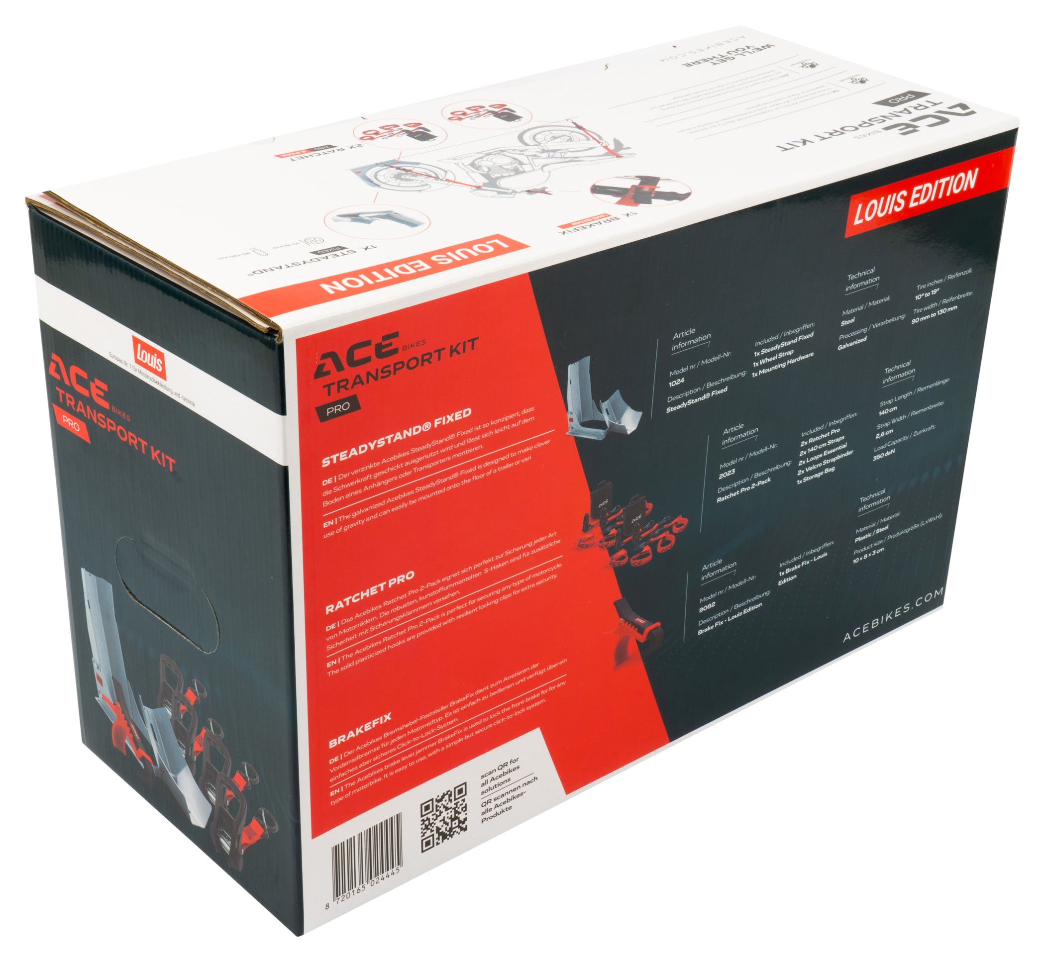 Kit Transport Moto Pro Acebikes - Suport Stabil & Chingi Fixare