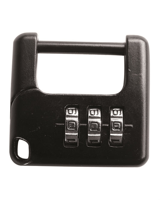 Lacăt cu Cifru Mil-Tec – Metal, 3 x 3 cm, Negru