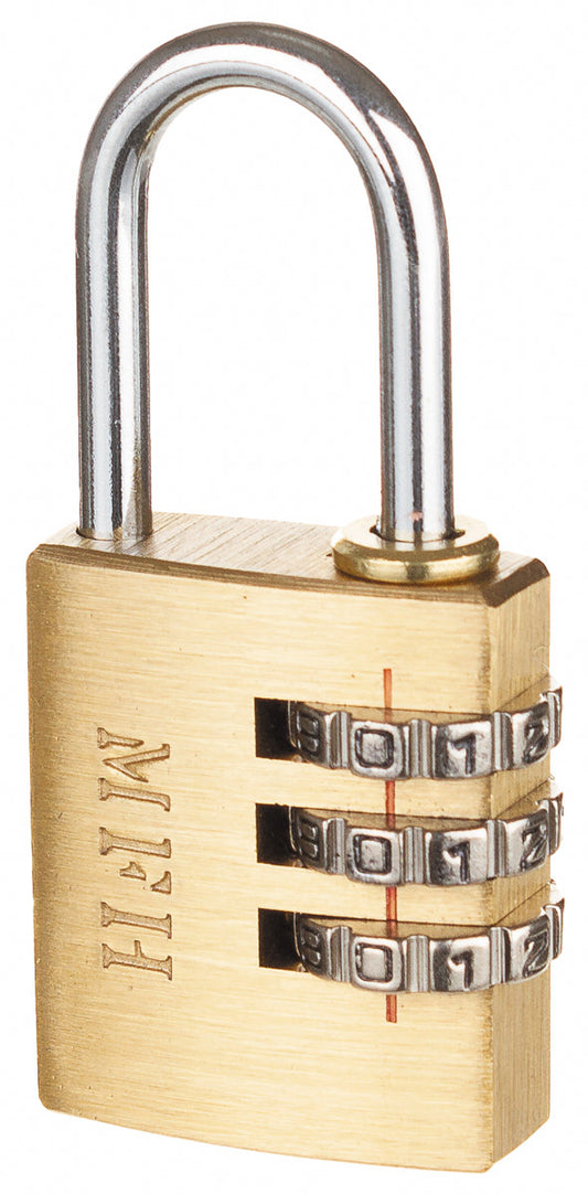 Lacăt Metalic cu Cifru MFH - Metal, 5.5x2.5cm