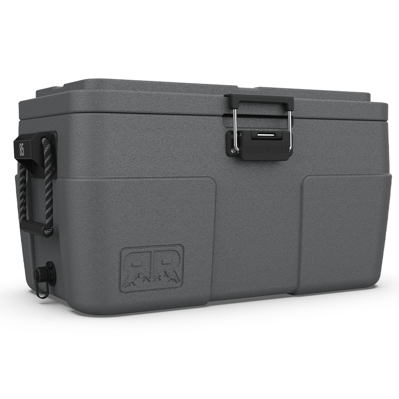 Ladă Frigorifică Rugged Road Cooler 85 V2 Gunmetal Gray Herbertz - Rotoformată, 57.4 L Capacitate