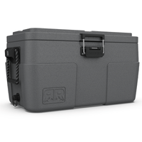 Ladă Frigorifică Rugged Road Cooler 85 V2 Gunmetal Gray Herbertz - Rotoformată, 57.4 L Capacitate