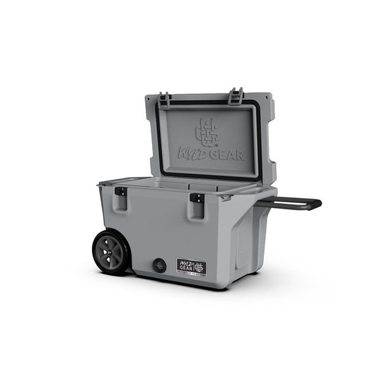 Ladă Frigorifică Wyld Gear 50QT Gri Herbertz - Polietilenă Roto-Turnată, Ultra-Rezistentă, 47.3L