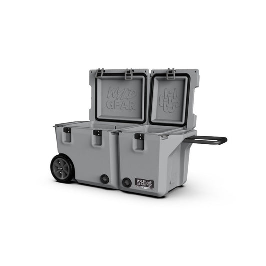 Ladă Frigorifică Wyld Gear 65QT Divided Cooler Gri Herbertz - Polietilenă, 62.4L, Retenție Gheață