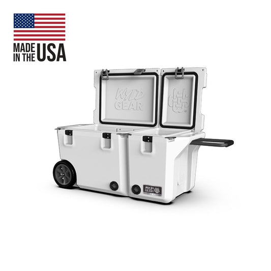 Ladă Frigorifică Wyld Gear 90QT Divided Cooler Alb Herbertz - Polietilenă, Capacitate 85L