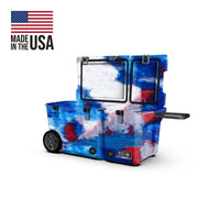 Ladă Frigorifică Wyld Gear 90QT Divided Cooler Roșu Herbertz - Roto-turnată, Păstrare Gheață Zile