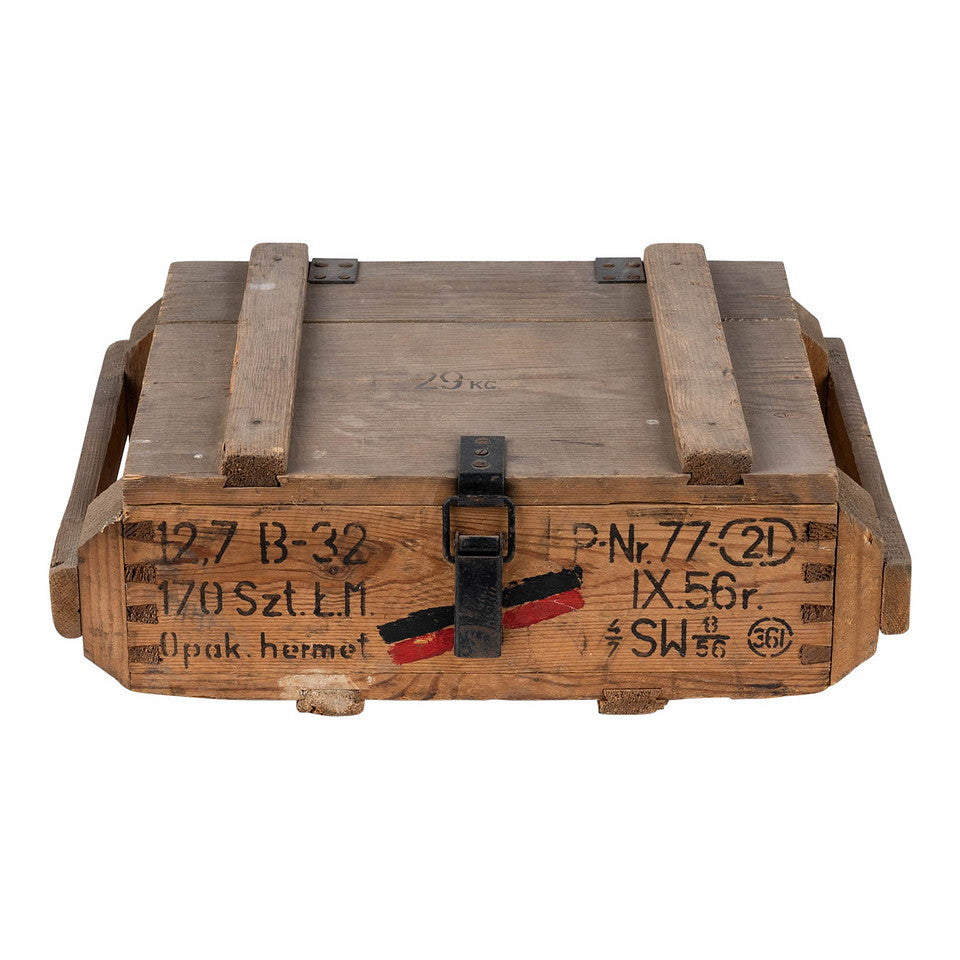 Ladă Lemn Armată Leger Kist Hout #2 Neutră - Rezistență Istorică Verified