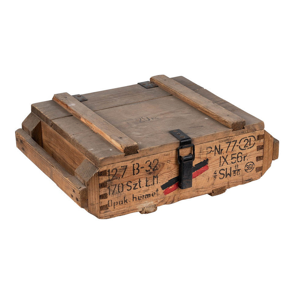 Ladă Lemn Armată Leger Kist Hout #2 Neutră - Rezistență Istorică Verified