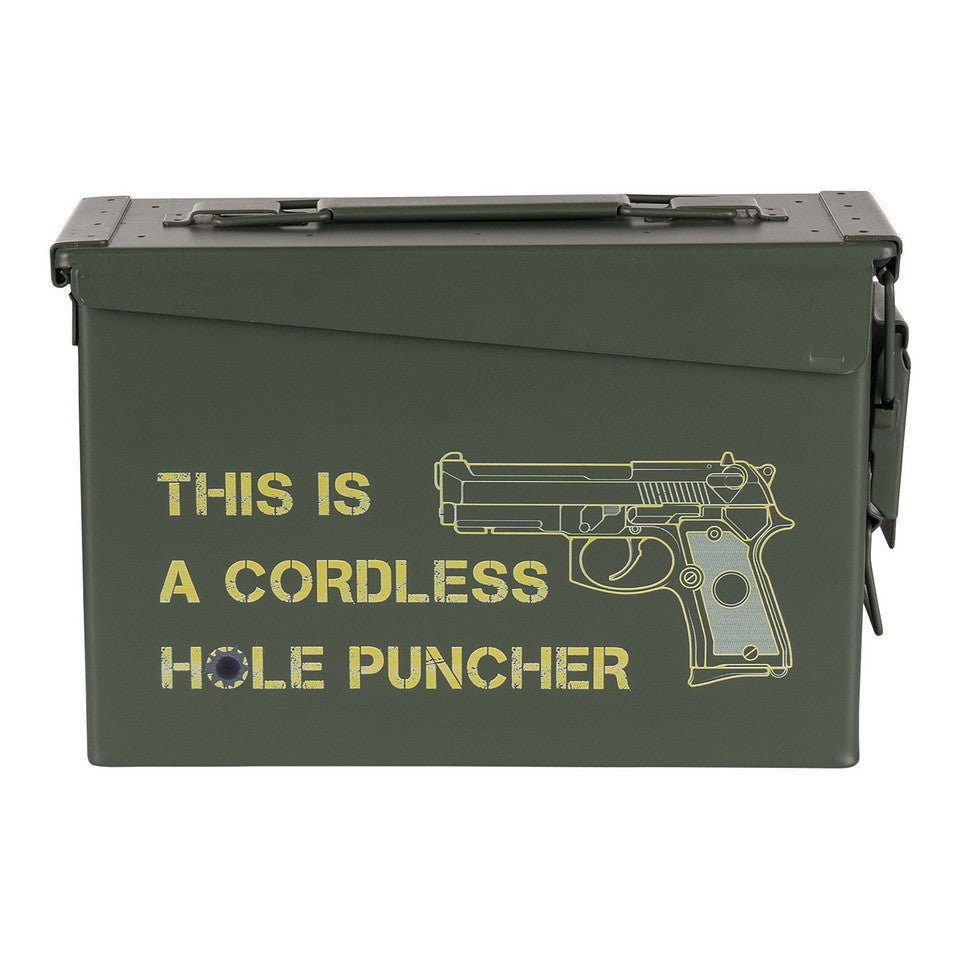 Ladă Munitie Munitiekist 30 Cal. - Hole Puncher Verde - Protecție Tactică