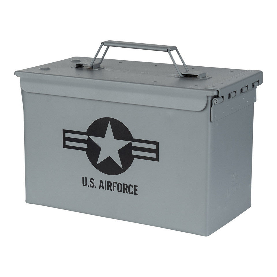 Lada Munitii 50 Cal. US Air Force Gri - Stocare Tactică Robustă