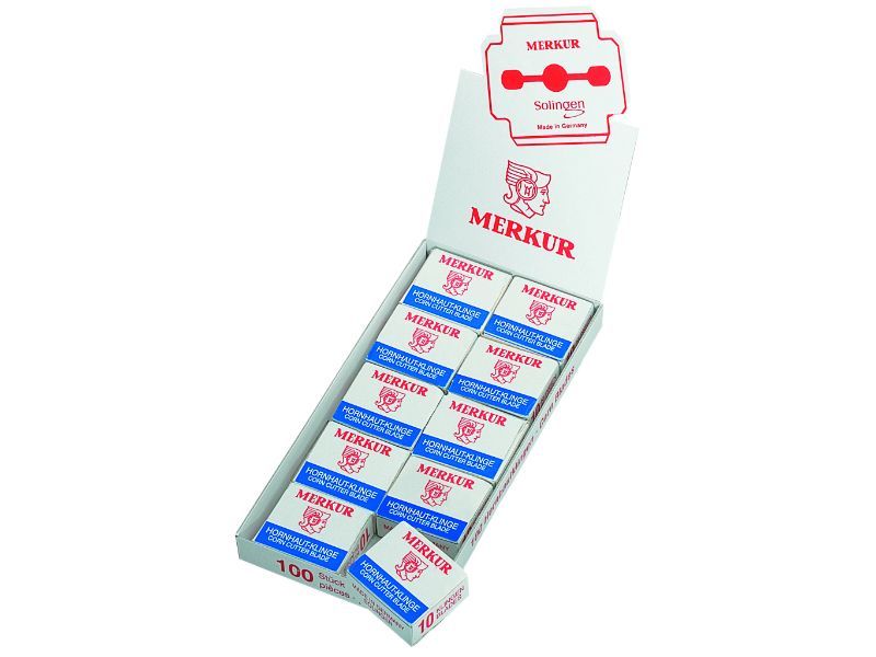 Lame Merkur 920 Herbertz - Oțel Inoxidabil, Pachet 10 bucăți
