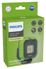 Lampă de Lucru LED Xperion 3000 Flood mini Philips - Compactă, Reîncărcabilă