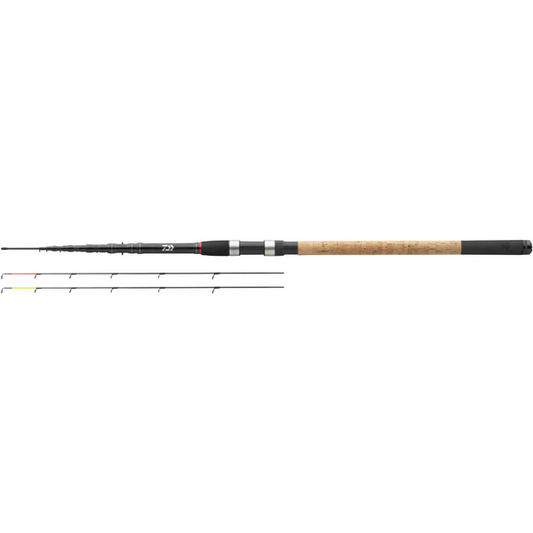 Lansetă Feeder 7+2 TELE BLACK DAIWA - 3,90m, Pescuit Staționar - 1