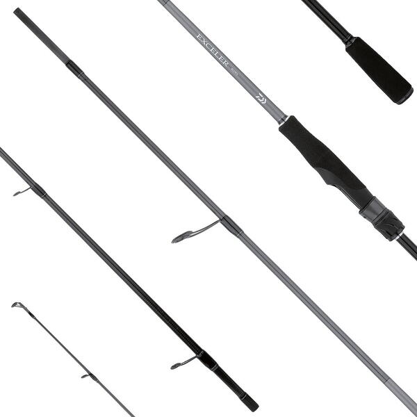 Lanseta Spinning Exceler DAIWA - 2.13m, 10-40g, Versatilă - 1