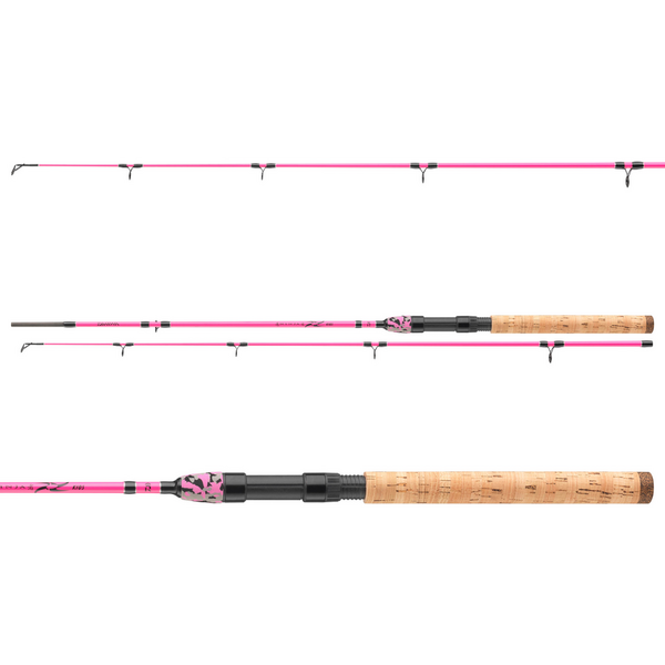 Lansetă Spinning Ninja X Kids Daiwa - 1.60m, Roz, Ușor de Utilizat - 1